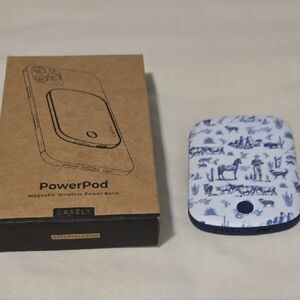 PowerPod Magnetic Wireless Power Bank - Blue